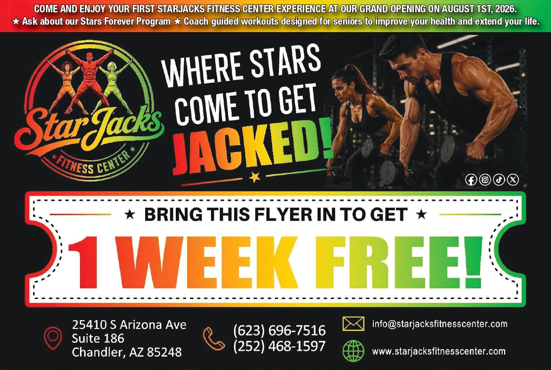 Star Jacks Fitness Center — August 1st 2026 Grand Opening Special